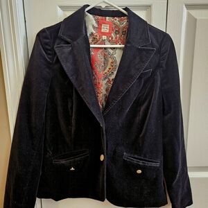 EUC Old Navy Women's Velvet Blazer - Black